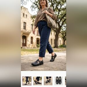 SAS Black Comfort Sandals with Adjustable Strap